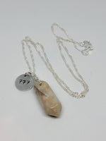 Amazonite pendant with Angel number 777